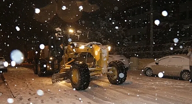 Haliliye Belediyesi ekipleri gece boyunca çalışma yaptı!