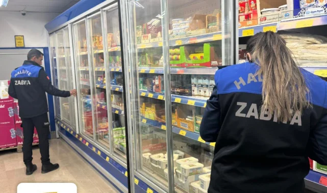 Haliliye Belediyesi Zabıtadan Marketlerde Yoğun Denetim