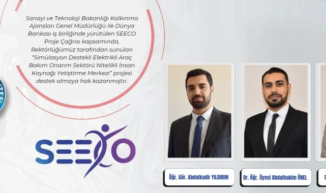 Harran Üniversitesi Elektrikli Araç Sektörü İçin Yeni Projeye SEECO Desteği Sağladı