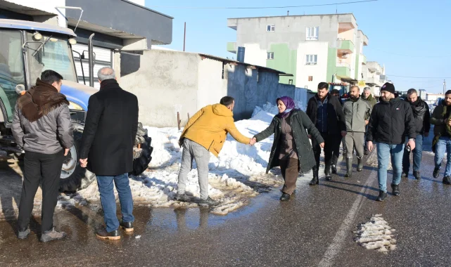 Hilvan Belediyesi Eşbaşkanları Esnaf ve Halkla Buluştu