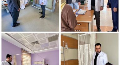 Hilvan Devlet Hastanesi'nde Başhekimden Personel ve Hastalara Ziyaret