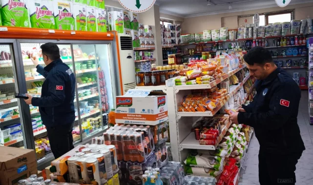 Karaköprü Belediyesi Zabıtadan Marketlerde Fiyat Etiketi Denetimi
