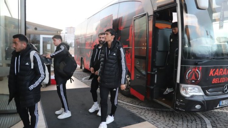 Karaköprü Belediyespor Erciyes 38 FK Maçı İçin Kayseri'ye Ulaştı
