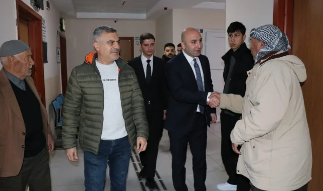 Kaymakam Çakal, İlçe Sağlık Müdürlüğüne Yeni Atanan Hasan Horoz'u Ziyaret Etti
