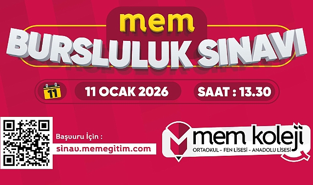 MEM Koleji Bursluluk Sınavı Kayıtları Başladı