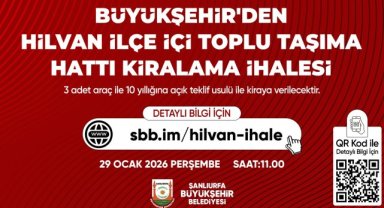 Şanlıurfa Belediyesi Hilvan Toplu Taşıma Hattı İçin İhale Düzenliyor