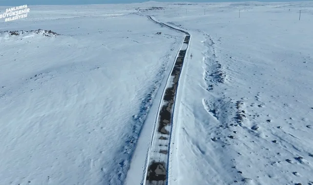 Şanlıurfa Belediyesi'nden Dokuz İlçeye 4500 Km Kışla Mücadele Hamlesi