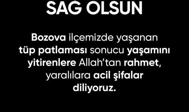 Şanlıurfa Bozova'da Yaşanan Tüp Patlaması Felaketi
