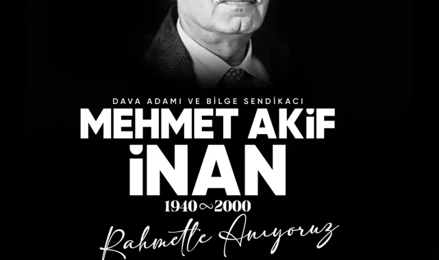 Şanlıurfa Büyükşehir Belediyesi Mehmet Akif İnan'ı Vefatının Yıl Dönümünde Anıyor