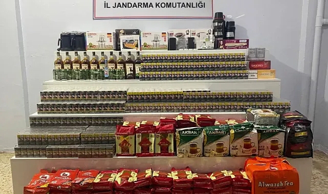 Şanlıurfa’da gümrük kaçağı ürünlere el konuldu!