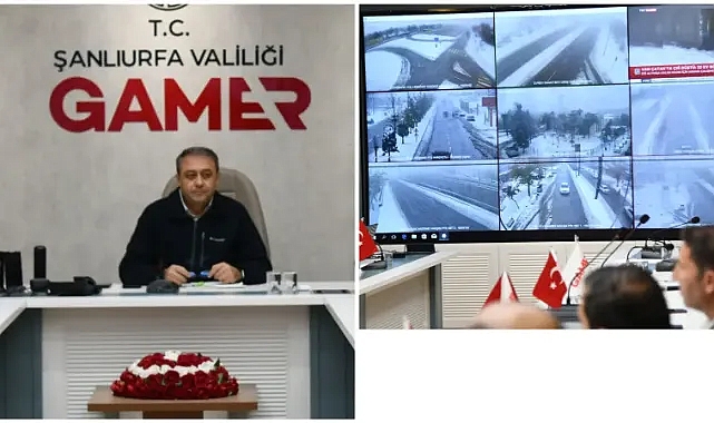 Şanlıurfa’da Olumsuz Hava Koşullarına Karşı 7/24 Koordinasyon
