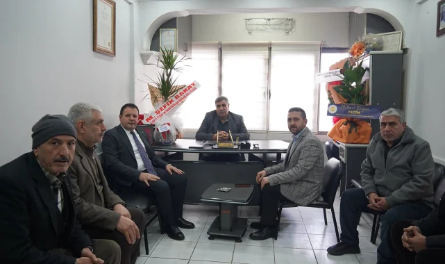 Şanlıurfa Ticaret Odası Başkanı Yetim'den Terziler Odası Yeni Başkanı Yasin Küçük'e Ziyaret