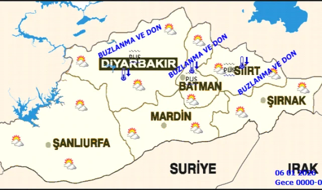 Şanlıurfa'da Don ve Buzlanma Tehlikesi: MGM Uyardı