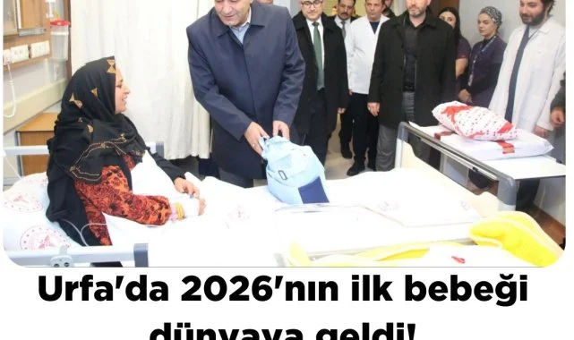 Şanlıurfa'da Yeni Yılın İlk Bebeği Yeni Yılın İlk Dakikasında Doğdu