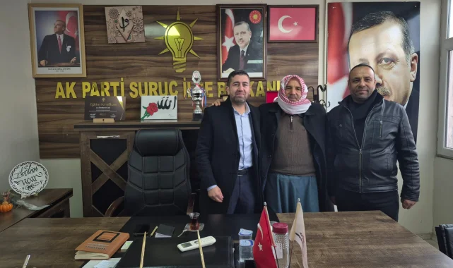 Suruç AK Parti'de Önceki Dönem Yönetim Kurulu Üyesi Ziyareti