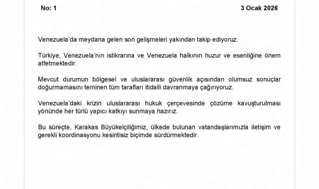 TİGAD'dan Venezuela'daki Gelişmelere İlişkin Kritik Açıklama