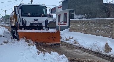 Viranşehir Belediyesi Karla Mücadelede Seferber Oldu