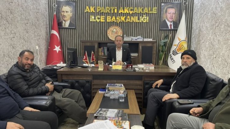 AK Parti Akçakale İlçe Başkanı Vatandaşlarla Buluştu