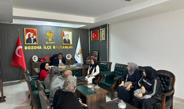 AK Parti Bozova İlçe Başkanı Mehmet Akgün Kadınlarla Buluştu