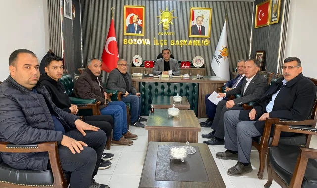 AK Parti Bozova İlçe Başkanı Mehmet Akgün'den Ziyaret