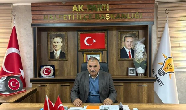 AK Parti Halfeti'de Nöbetçi İlçe Yöneticisi Görev Başında