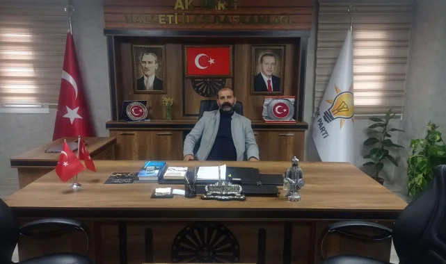 AK Parti Halfeti'de Nöbetçi İlçe Yöneticisi Şahin Şahin Görevde