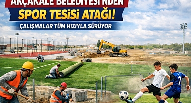 Akçakale Belediyesi’nden Spor Yatırımı: Tesis Çalışmaları Sürüyor