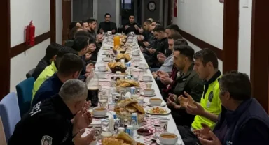 Akyaka ilçe Kaymakamı emniyet mensuplarıyla bir araya geldi