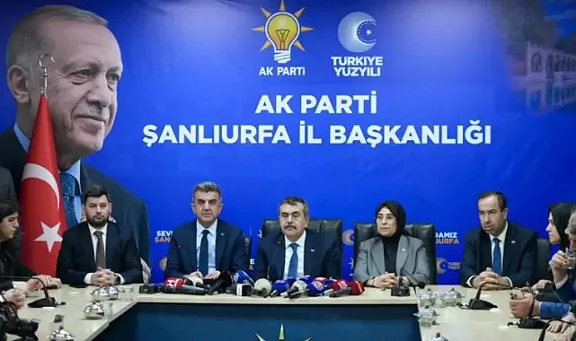 Bakan Tekin’den Şanlıurfa’ya Müjdeler : İnşaat 2026’da Başlıyor