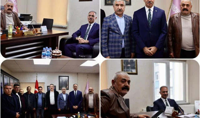 Başkan Mehmet Kuş'tan Hadi Öge'ye Yeni Dönem Tebriği