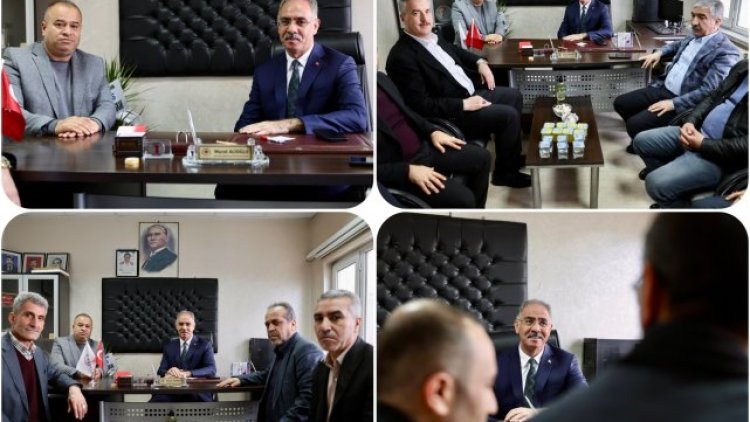 Başkan Mehmet Kuş'tan Kahveciler Odası Başkanı Alioğlu'na Ziyaret