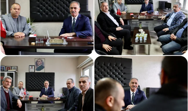 Başkan Mehmet Kuş'tan Kahveciler Odası Başkanı Alioğlu'na Ziyaret