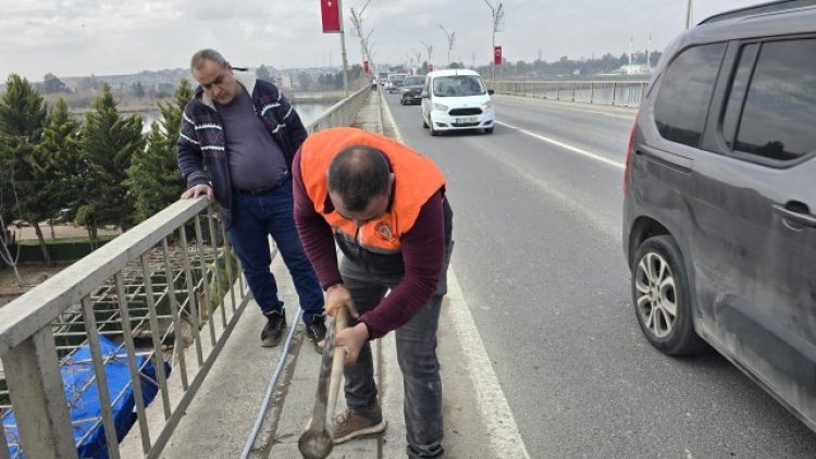 Birecik Köprüsü Aydınlatma Hatları Yenilendi