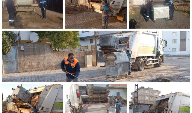 Birecik'te Kırsal Mahallelerde Temizlik Çalışmaları Aralıksız Sürüyor