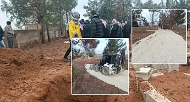 Çamur şikayetiyle gündeme gelmişti! Suruç Belediyesi müdahale etti!