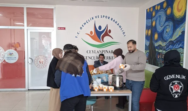 Ceylanpınar'da Gönülden Bir Kase Projesiyle Esnafa Sıcak Çorba İkramı