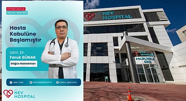 Faruk Günak, Özel Nev Hospital Bünyesinde Göreve Başladı