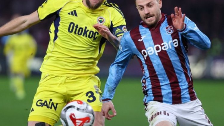 Fenerbahçe Trabzonspor'u Deplasmanda 3-2 Yendi