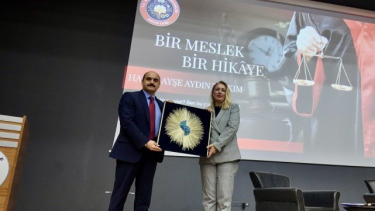 Hakim Ayşe Aydın Talkım, Öğrencilerle Tecrübe Paylaşımında Bulundu