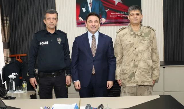 Haliliye Kaymakamı Şahin, Emniyet Müdürlüğü'nü Ziyaret Etti