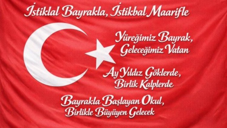 Harran Okulunda Bayrak Sevgisi Vurgusu Yapıldı