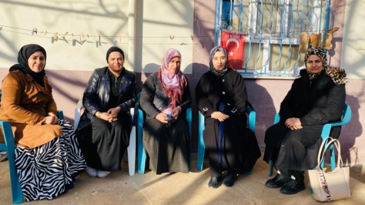 Hilvan AK Parti Kadın Kolları'ndan Ramazan Ayı'nda Aile Ziyareti