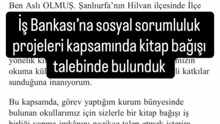 İş Bankası'ndan Hilvan Okullarına Kitap Bağışı Desteği