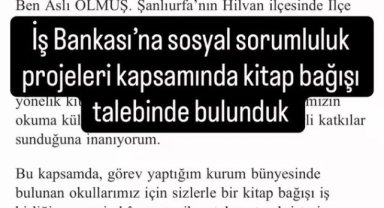 İş Bankası'ndan Hilvan Okullarına Kitap Bağışı Desteği