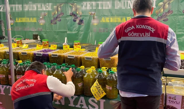 Karaköprü'de Gıda ve Yöresel Ürünler Fuarı'nda Denetimler Yapıldı