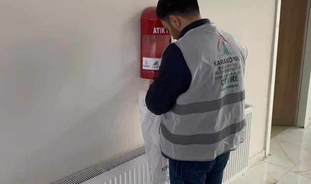 Karaköprü'de Sıfır Atık Kapsamında Atık Pil Toplama Kutu Denetimleri Yapıldı