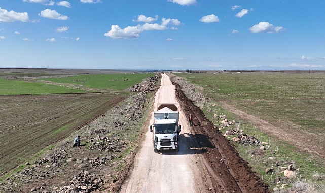 Kırsalda 7 Kilometrelik Yol Modernleşiyor