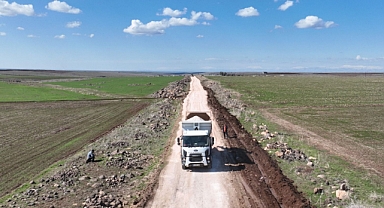 Kırsalda 7 Kilometrelik Yol Modernleşiyor