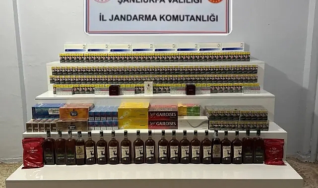 Şanlıurfa’da sigara ve çay kaçakçılığı!