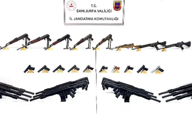 Şanlıurfa'da uzun namlulu silahlar ele geçirildi!